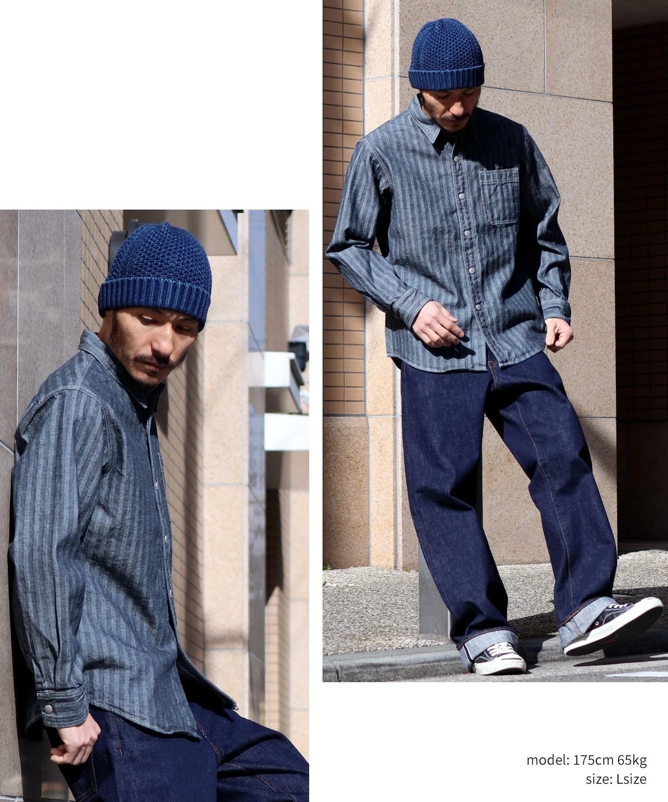 Herringbone Work Shirt / ヘリンボーンワークシャツ | Tops | | 児島