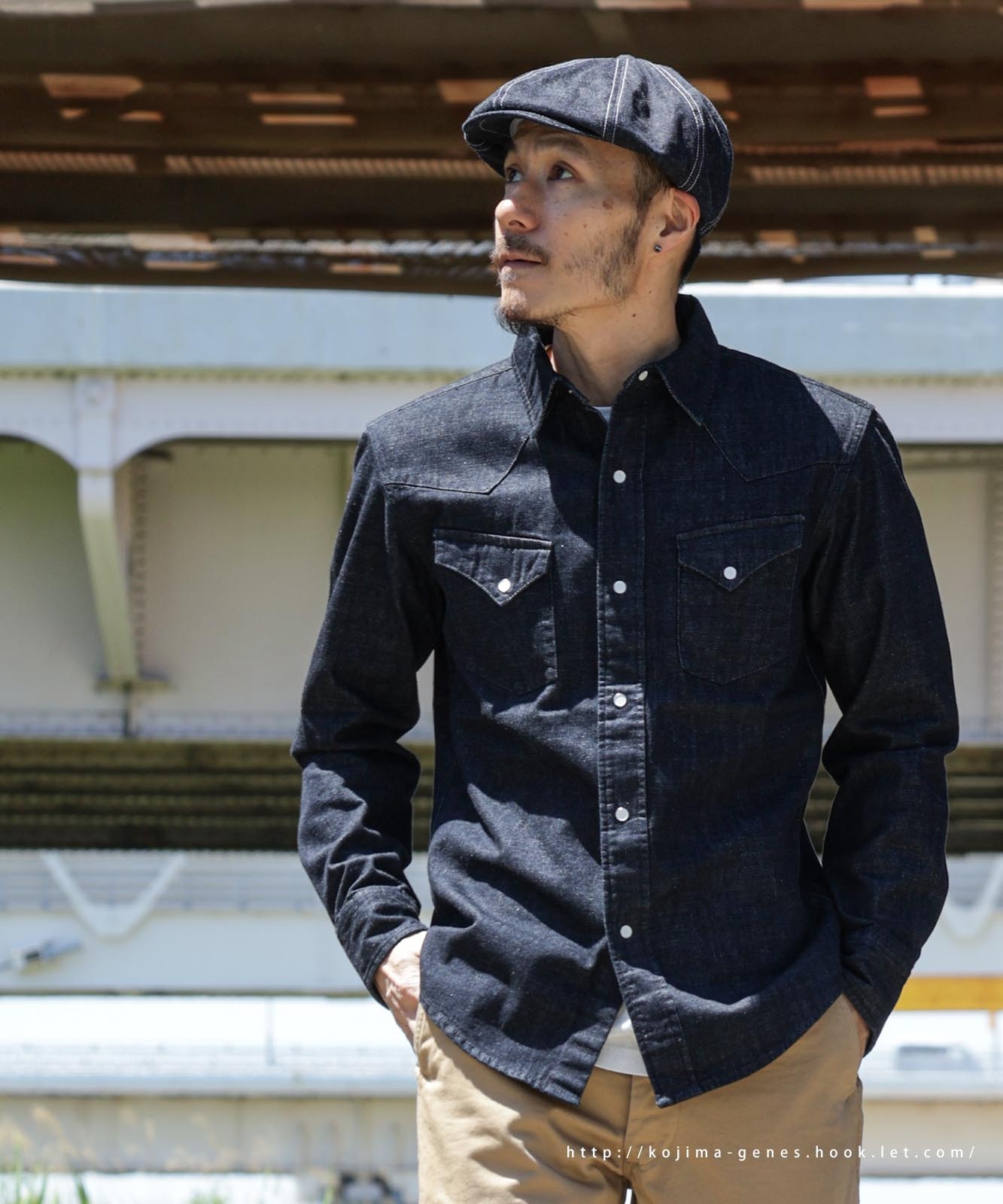 Denim Western Shirt by KGR / デニムウエスタンシャツ by KGR | 2025