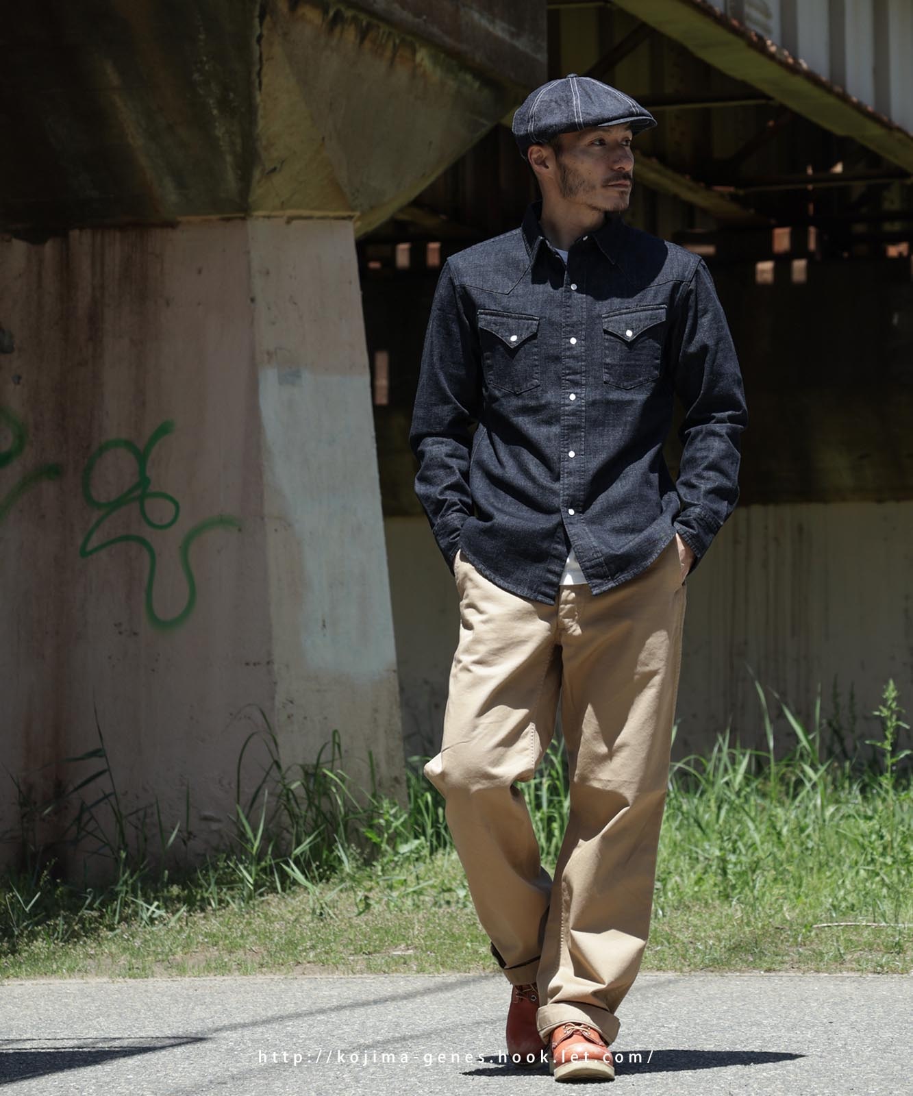 Denim Western Shirt by KGR / デニムウエスタンシャツ by KGR | 2025