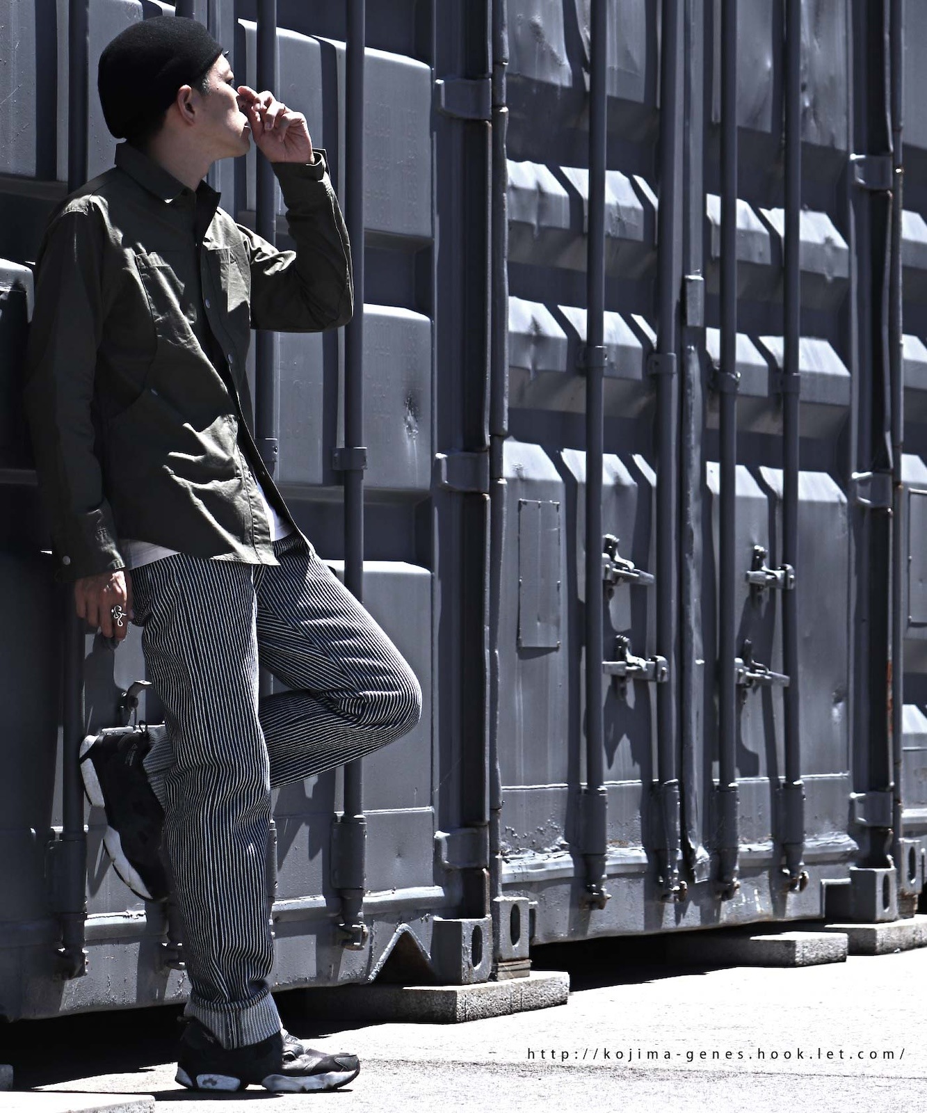 21oz Hickory Straight Pants / 21oz ヒッコリーストレートパンツ