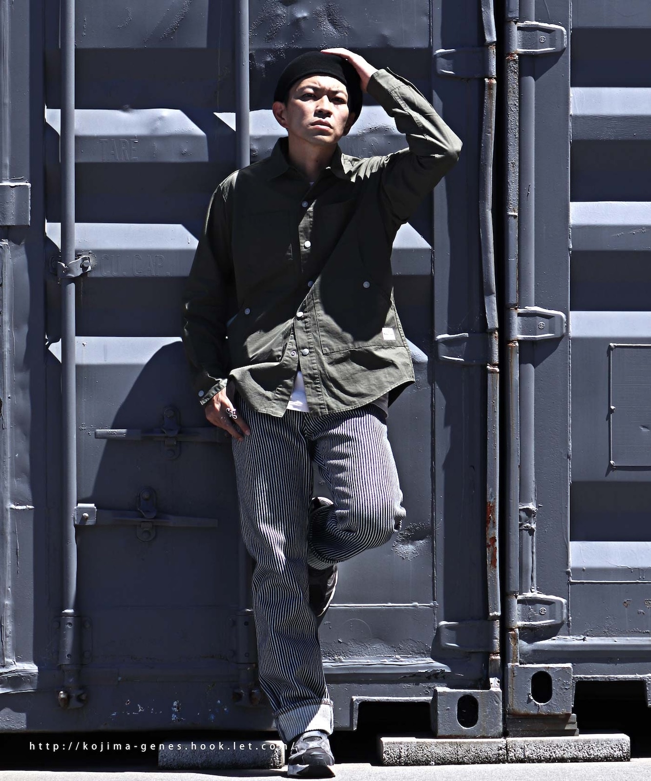 21oz Hickory Straight Pants / 21oz ヒッコリーストレート