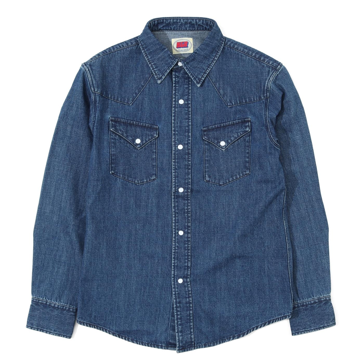 ペリメニさん専用 Cowboy Cut デニムシャツ 16-35 Denim Western Shirt Usedwell by KGR / デニムウエスタンシャツ