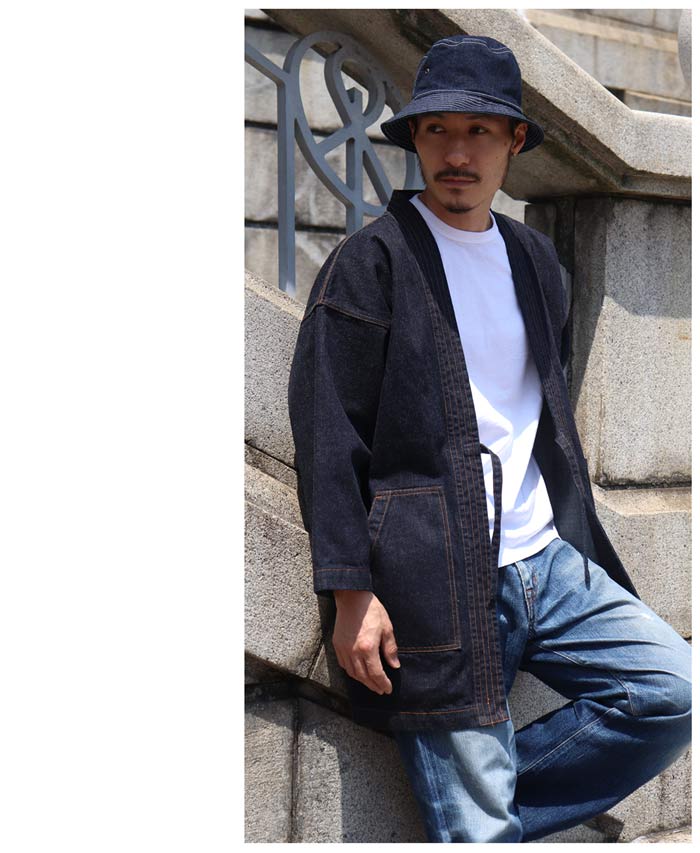 Denim Hanten / デニム半纏 | Tops | | 児島ジーンズ・公式サイト
