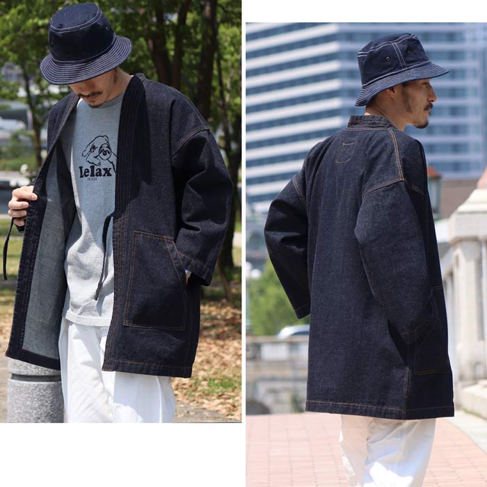 Denim Hanten / デニム半纏 | Tops | | 児島ジーンズ・公式サイト