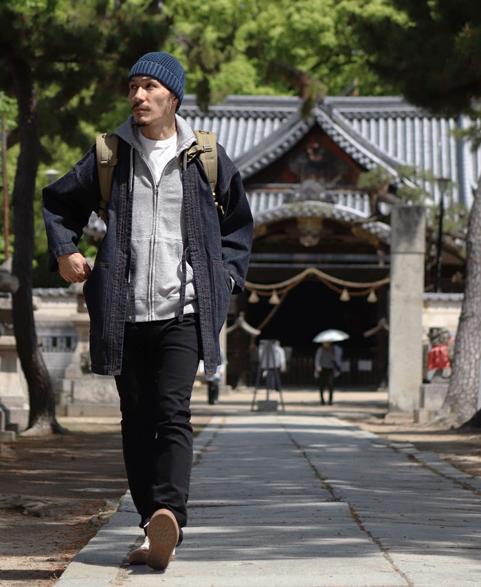 Denim Hanten / デニム半纏 | Tops | | 児島ジーンズ・公式サイト