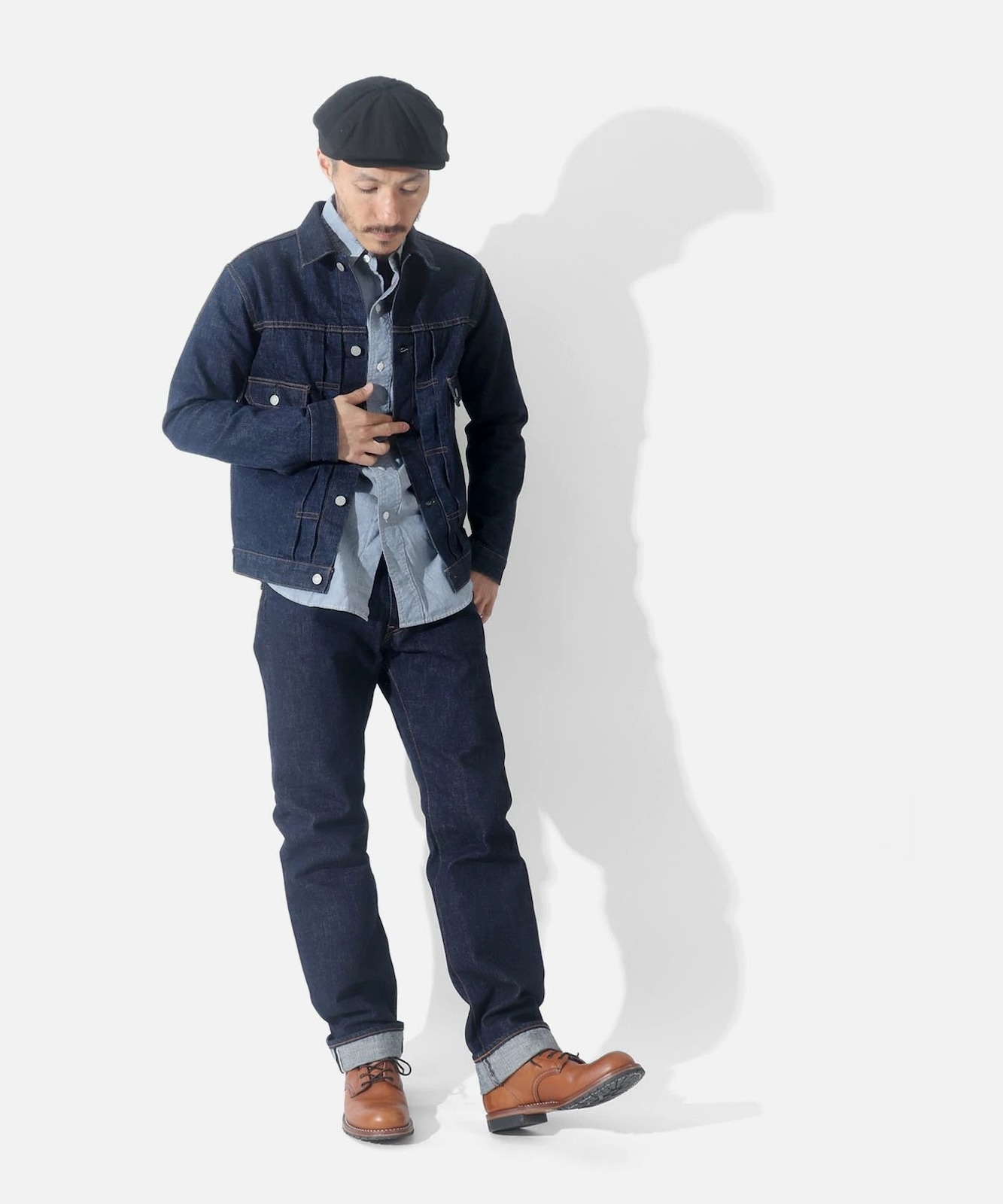 15oz Selvedge Straight Zip Fly Denim / 15ozӥå ȥ졼ȥåץե饤ǥ˥