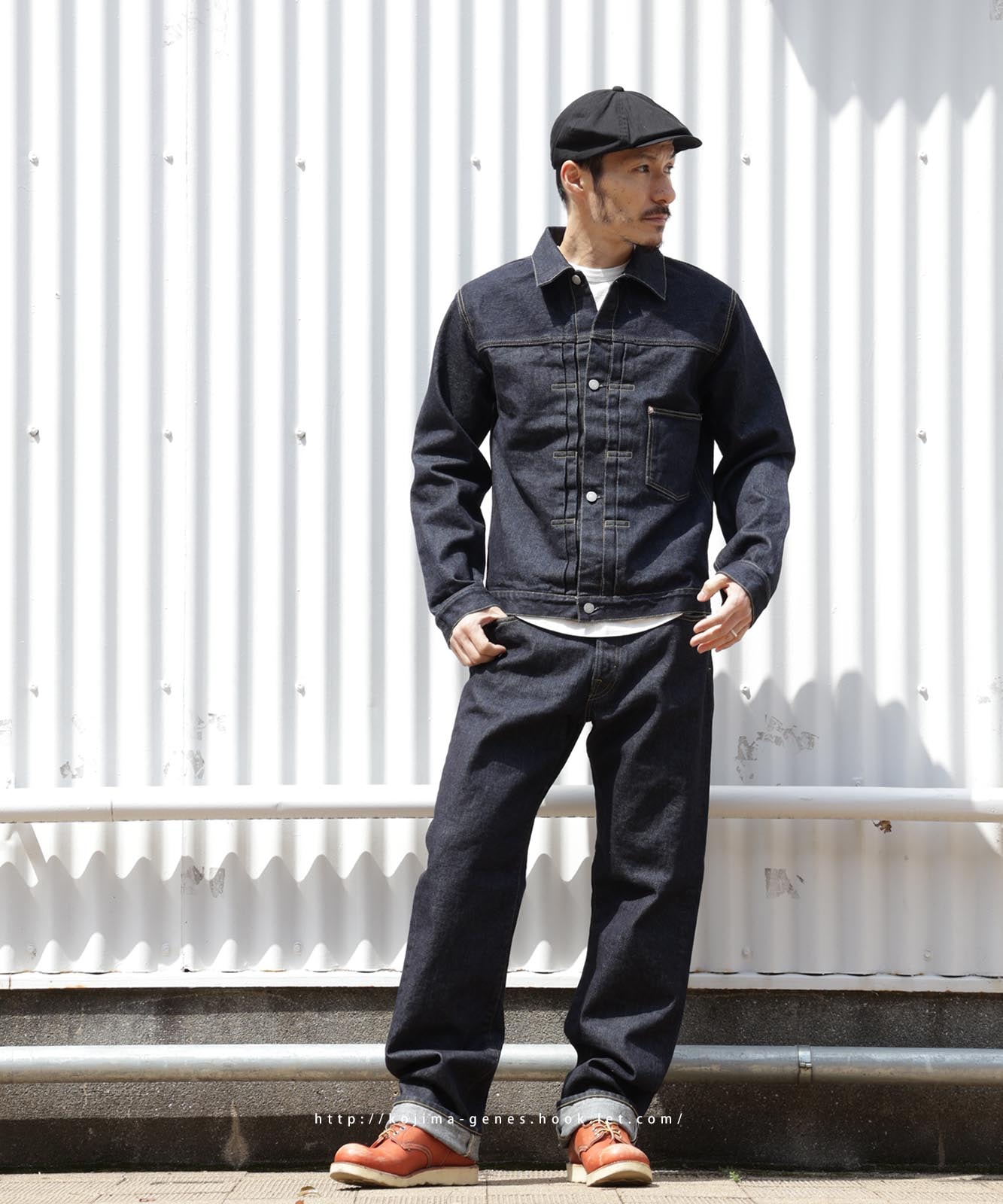 17oz Left Hand Twill Selvedge Denim Jacket World War Ⅱ Type /17oz