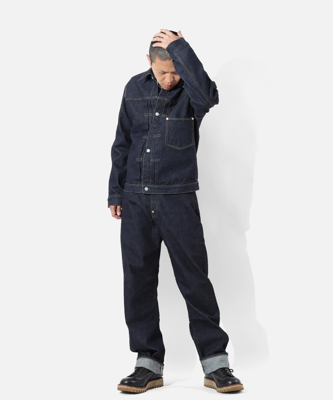 17oz Left Hand Twill Selvedge Denim Jacket World War Ⅱ Type /17oz