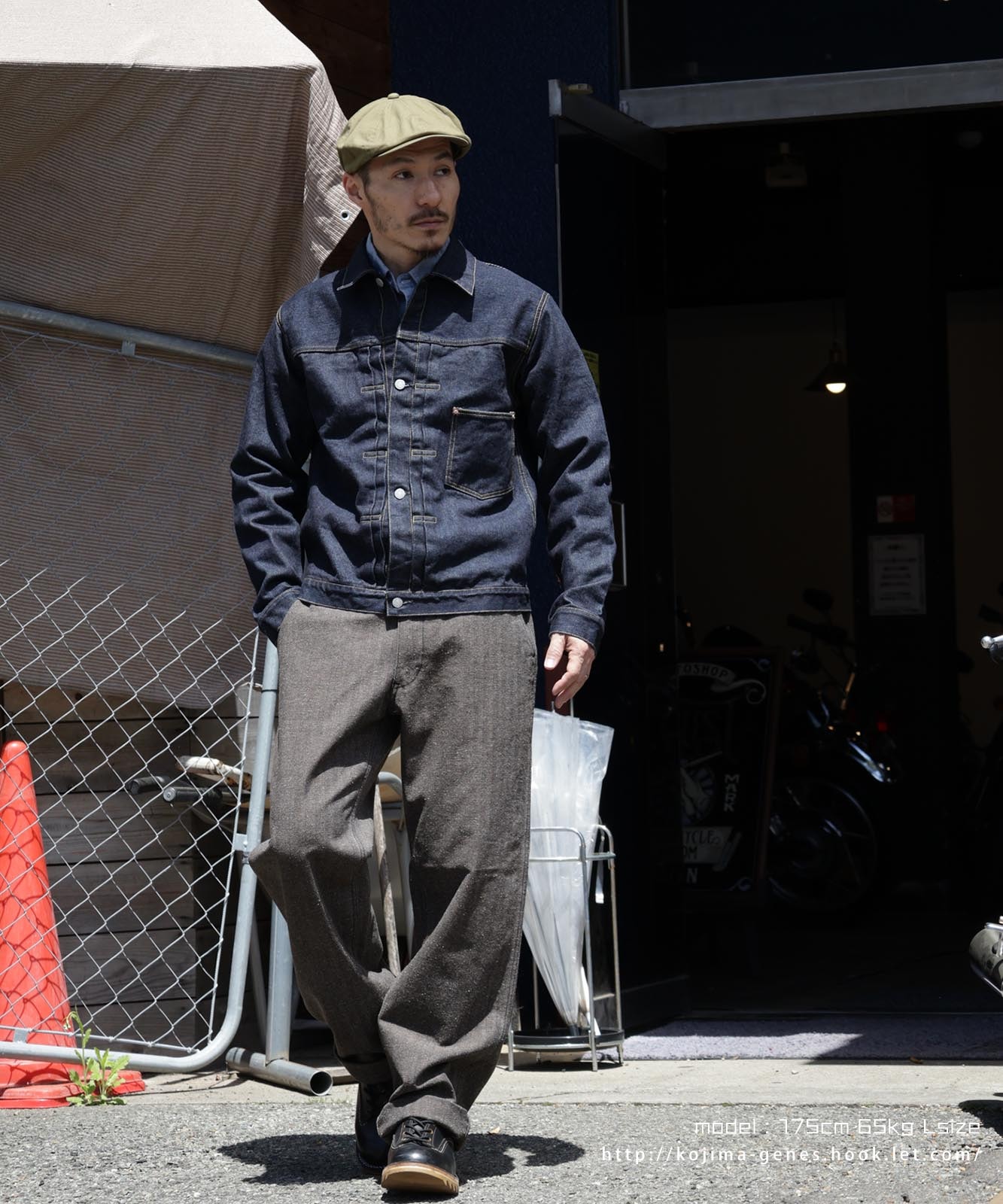 17oz Left Hand Twill Selvedge Denim Jacket World War Ⅱ Type /17oz