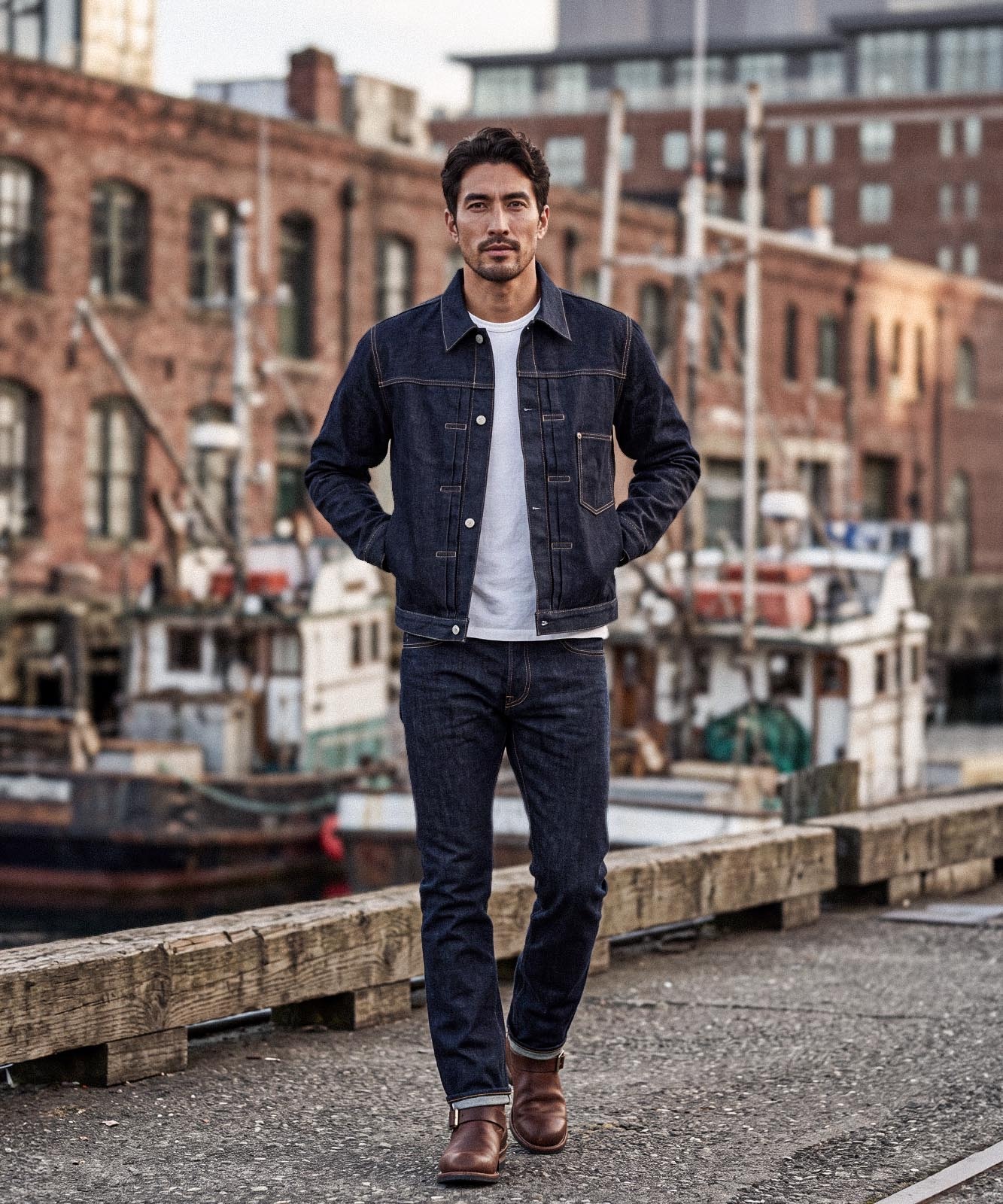 17oz Left Hand Twill Selvedge Slim Straight /17oz左綾セルビッチ スリムストレート