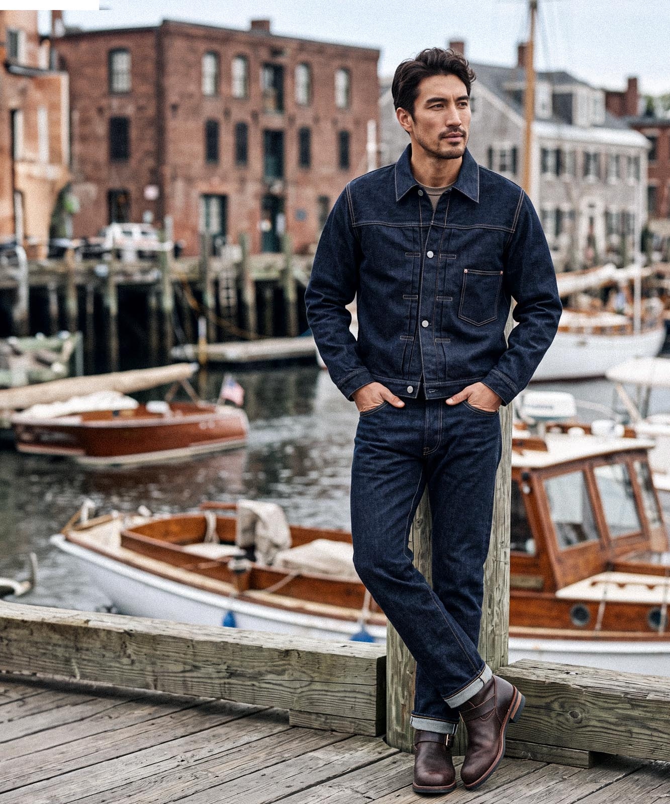 17oz Left Hand Twill Selvedge Slim Straight /17oz左綾セルビッチ スリムストレート
