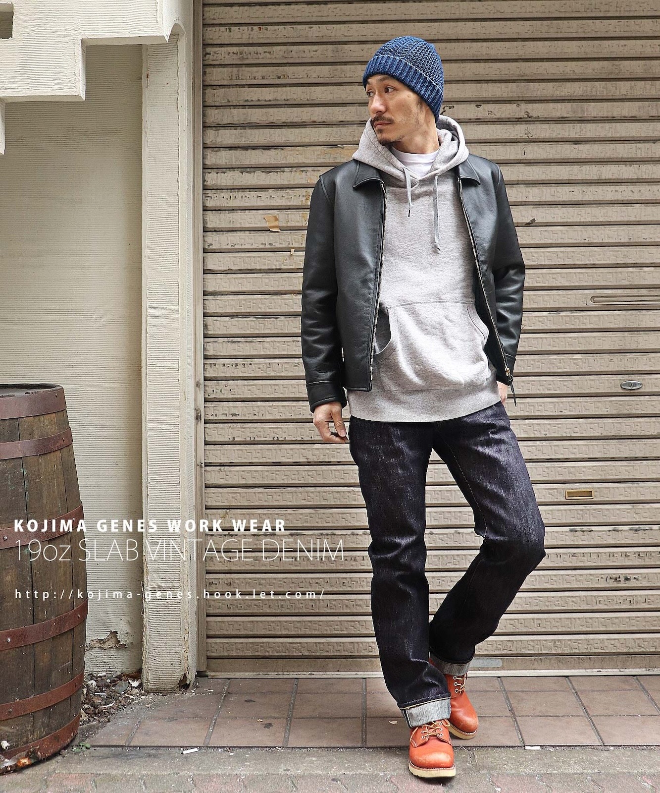 19oz Slab Vintage Straight Denim / 19ozスラブ ヴィンテージストレートデニム