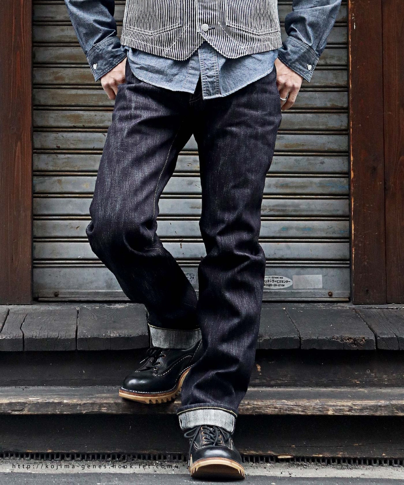 19oz Slab Vintage Straight Denim / 19ozスラブ ヴィンテージ