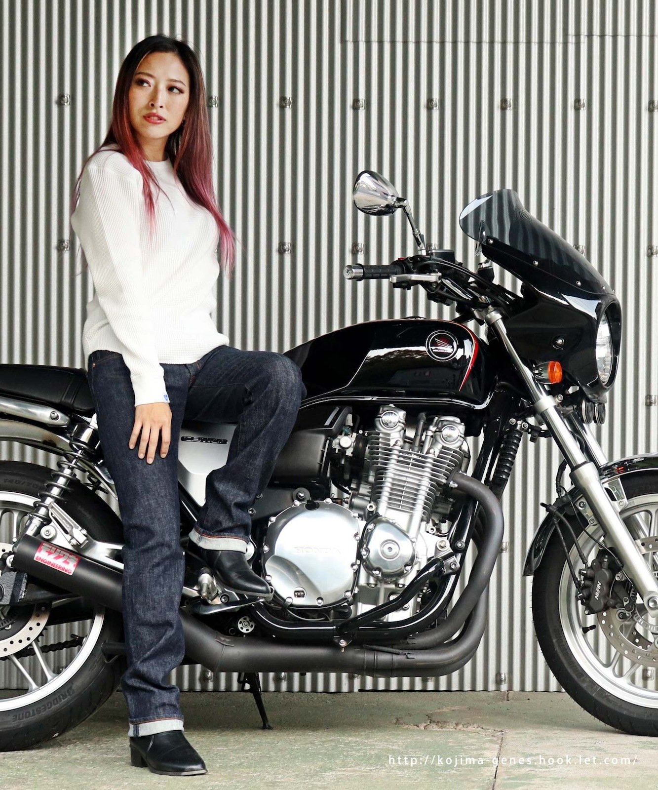 Women's 13oz Stretch Straight Denim / ウィメンズ 13oz ストレッチ