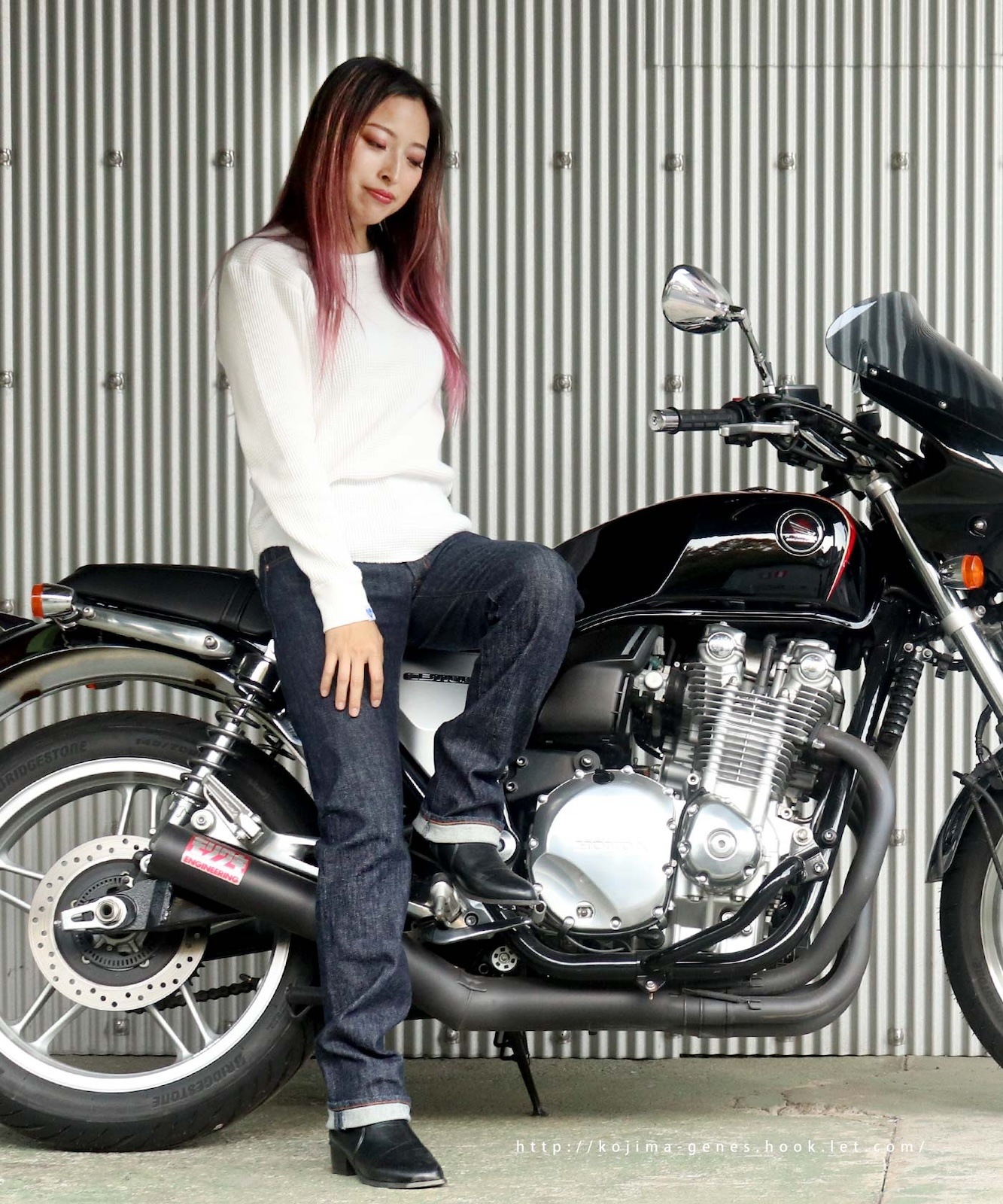 Women's 13oz Stretch Straight Denim / ウィメンズ 13oz ストレッチストレートデニム