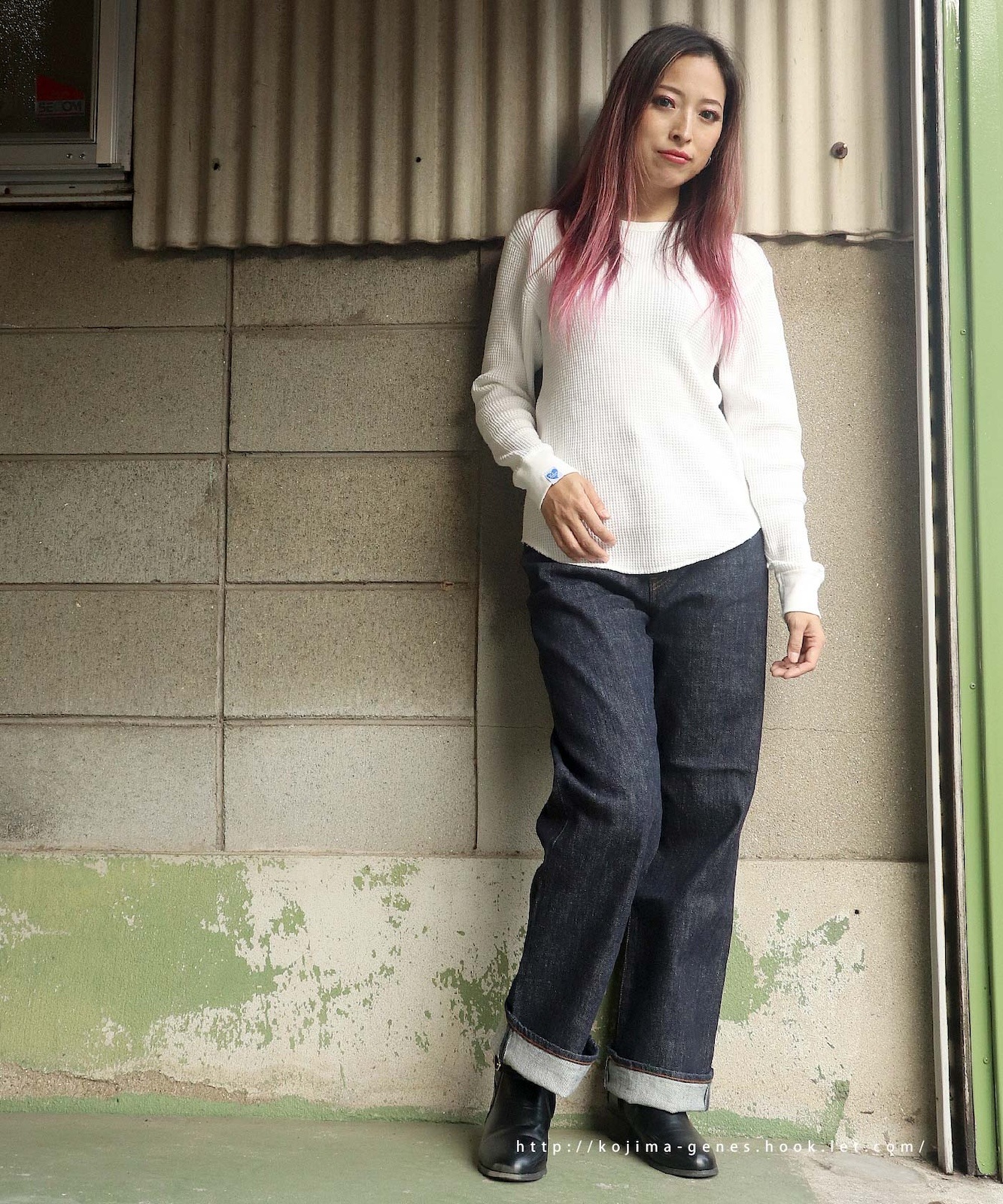 Women's 13oz Stretch Wide Denim / ウィメンズ 13oz ストレッチワイド