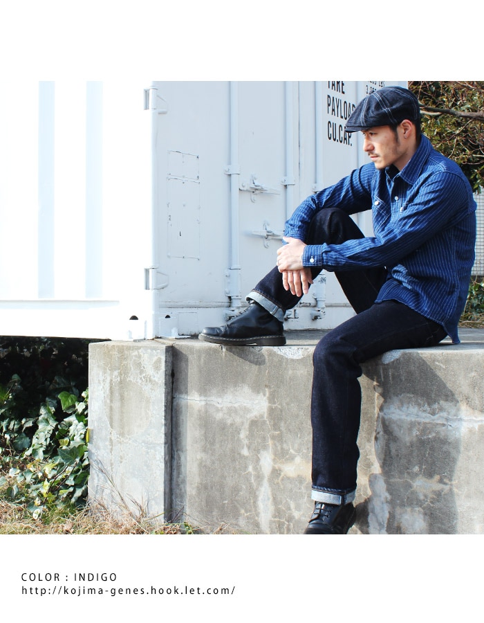 児島ジーンズ 21oz ストレート デニムパンツ ジーパン 34 日本製 21oz Straight Denim / 21oz ストレートデニム | Jeans | | 児島