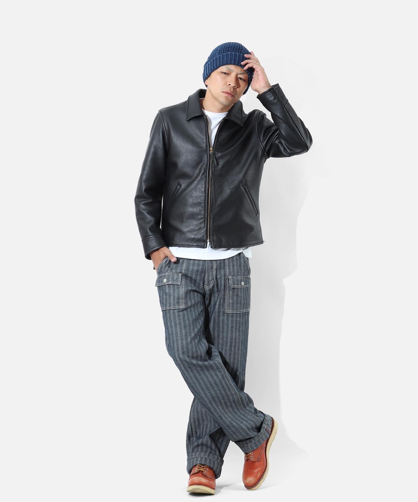 Herringbone Denim Bush Pants / ヘリンボーンデニムブッシュパンツ