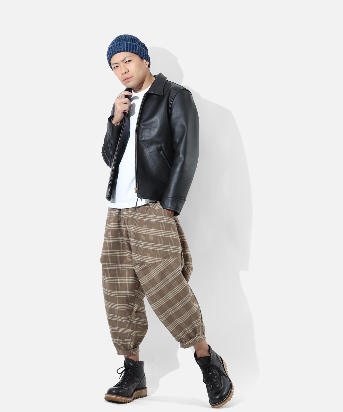 Check Balloon Pants 2 by LELAX / チェックバルーンパンツ2 by LELAX