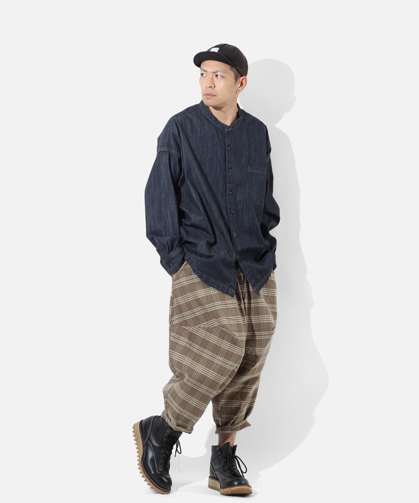 Check Balloon Pants 2 by LELAX / チェックバルーンパンツ2 by LELAX