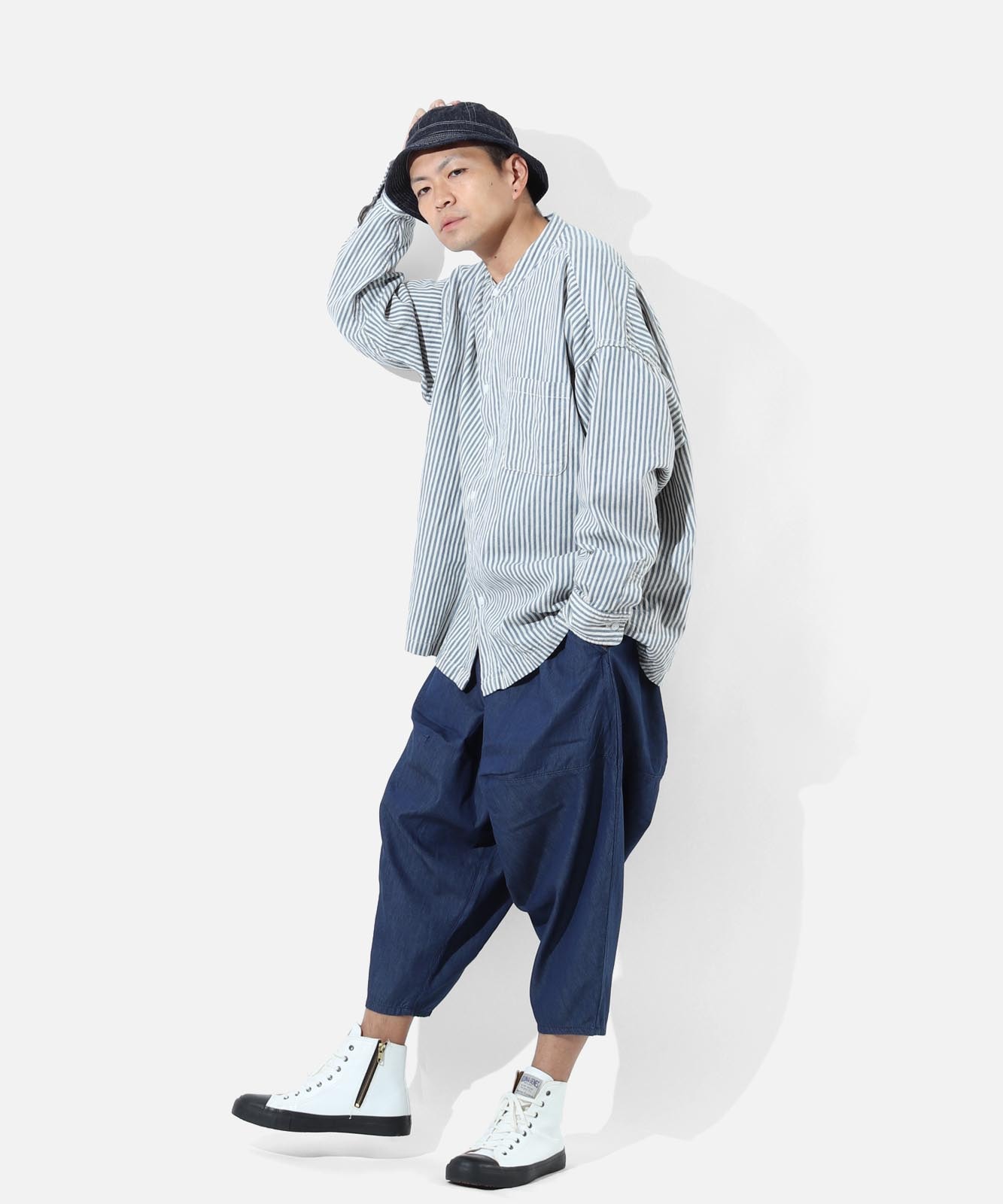 Indigo Balloon Pants 2 by LELAX / インディゴバルーンパンツ2 by LELAX