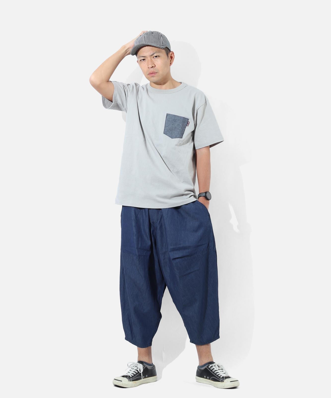 Indigo Balloon Pants 2 by LELAX / インディゴバルーンパンツ2 by