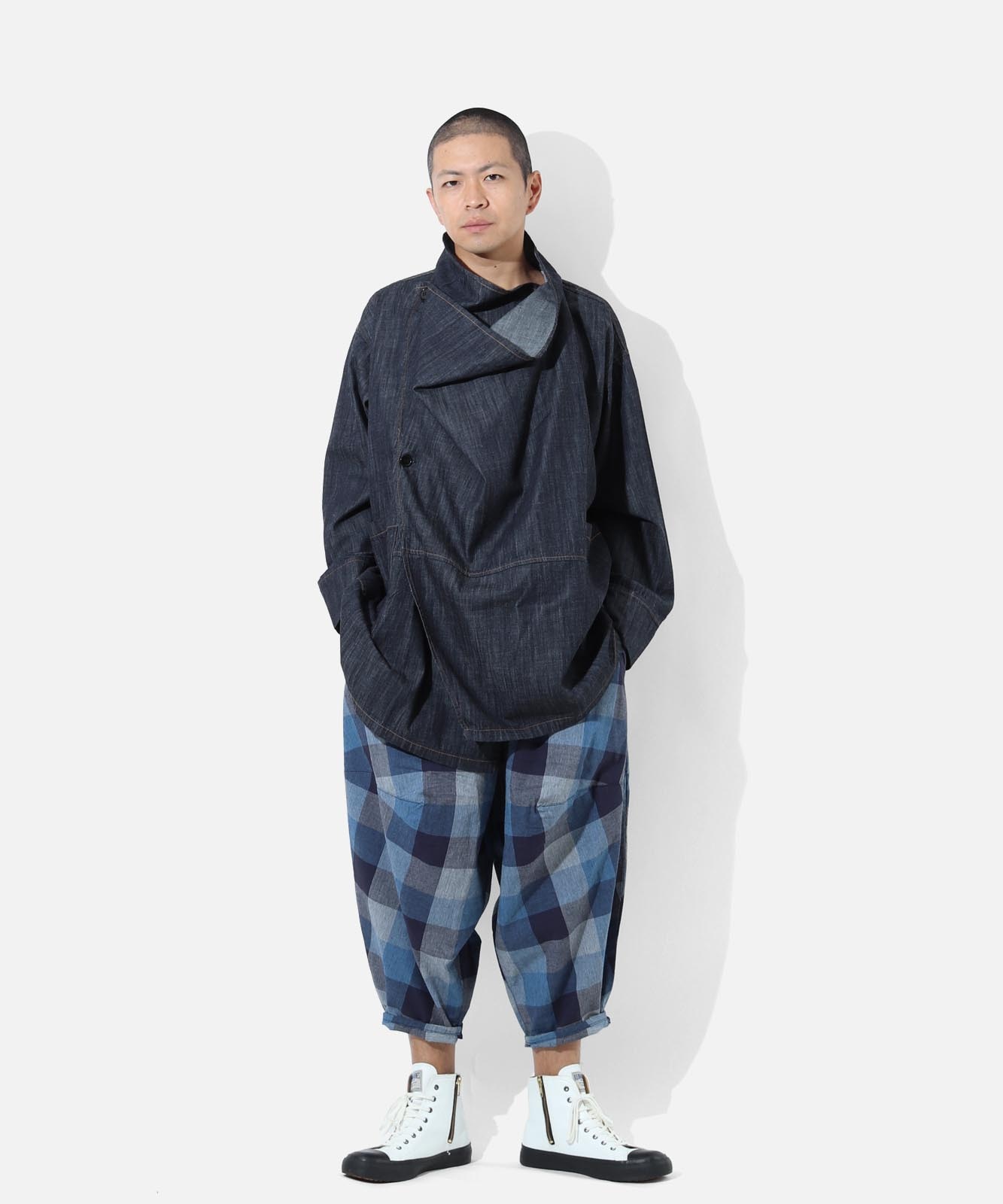 Indigo Balloon Pants 2 by LELAX / インディゴバルーンパンツ2 by LELAX