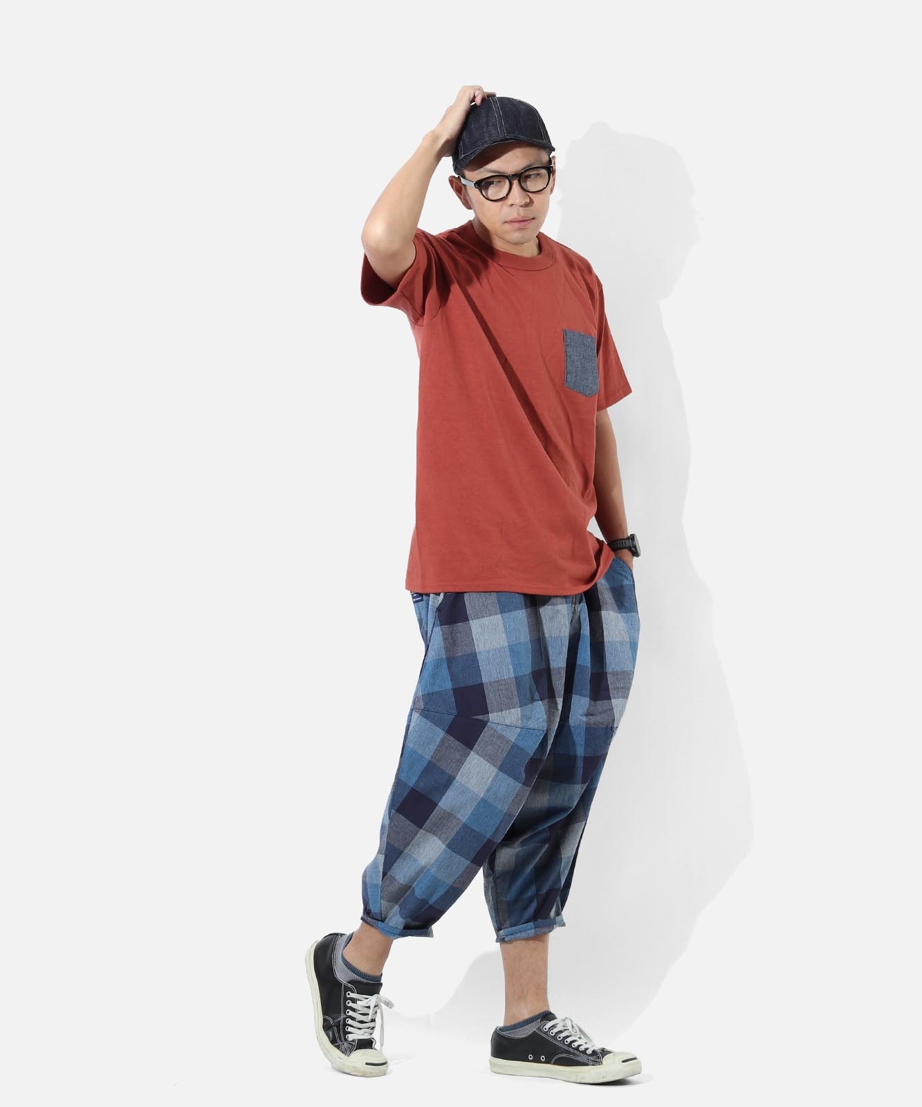 Indigo Balloon Pants 2 by LELAX / インディゴバルーンパンツ2 by LELAX