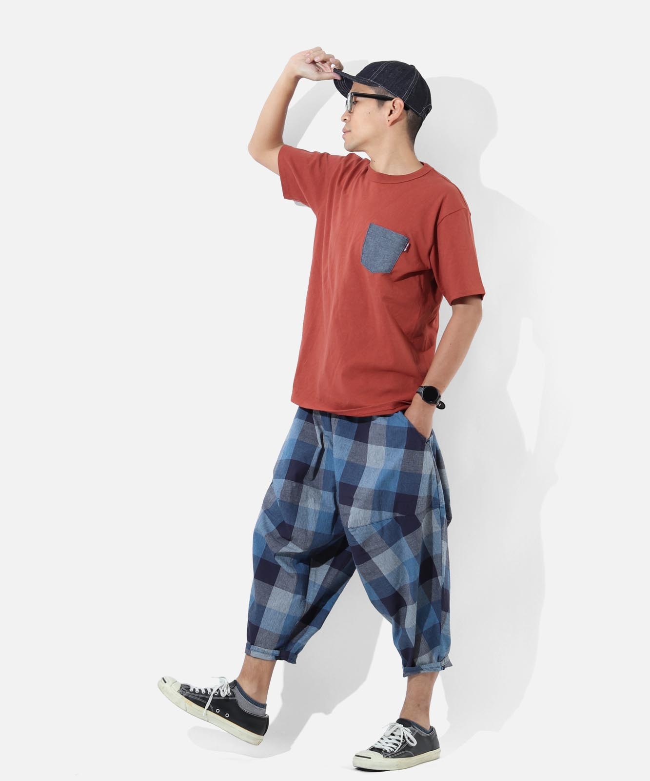 Indigo Balloon Pants 2 by LELAX / インディゴバルーンパンツ2 by LELAX