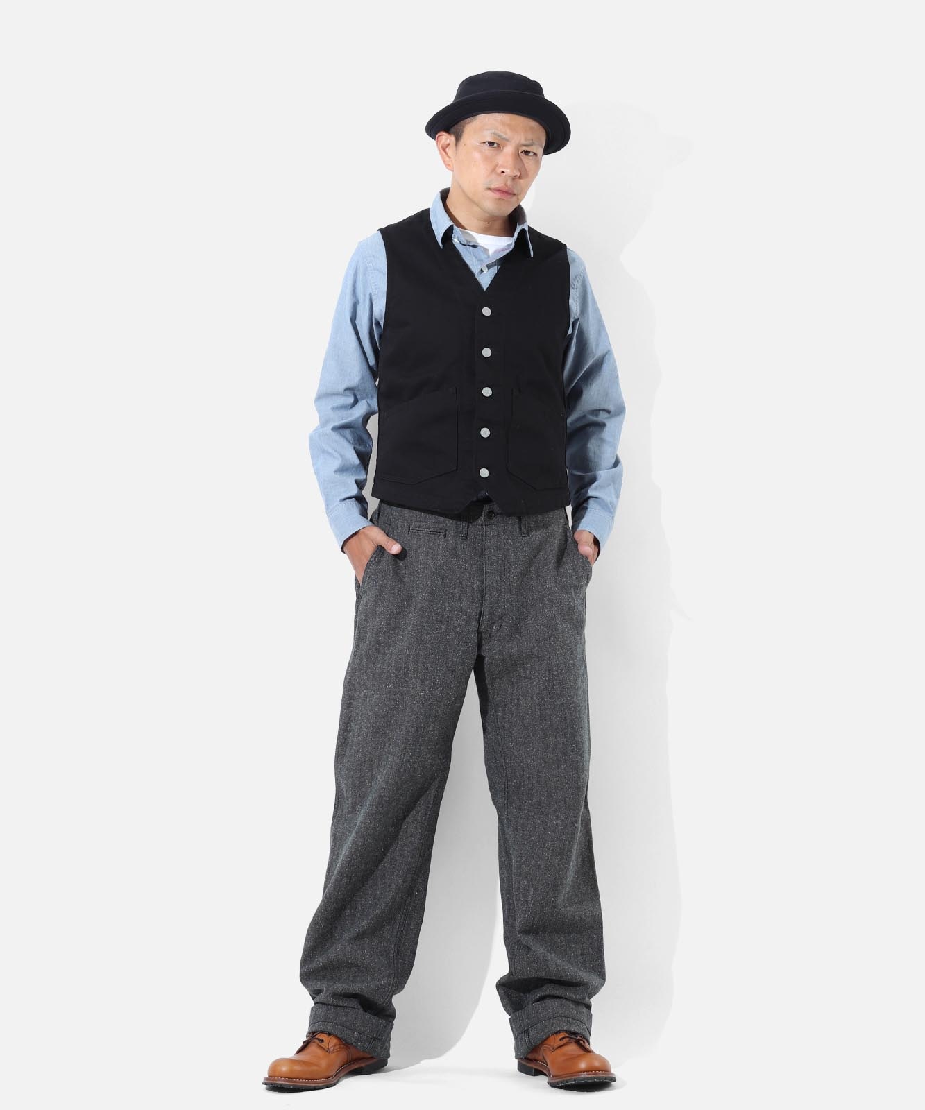 Nep Herringbone Pants / ネップヘリンボーンパンツ | 2025 Autumn