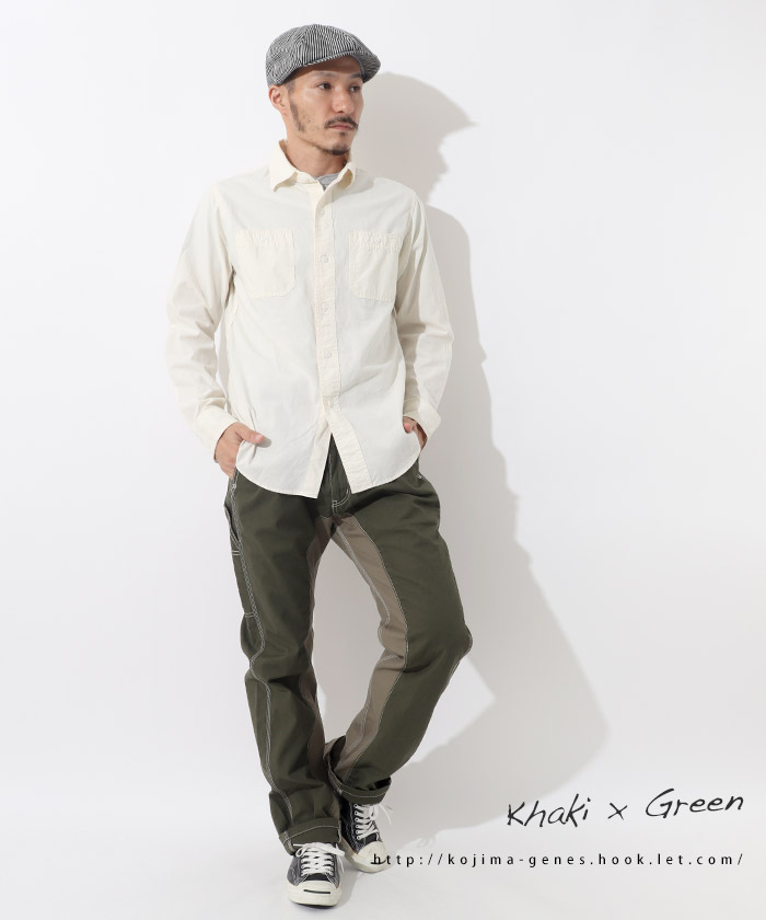 Fujikinbai Monkey Combo Painter Pants / 富士金梅モンキーコンボ