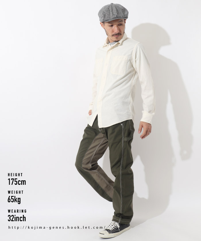 Fujikinbai Monkey Combo Painter Pants / 富士金梅モンキーコンボ