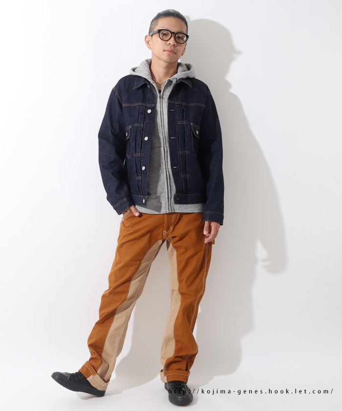 Fujikinbai Monkey Combo Painter Pants / 富士金梅モンキー