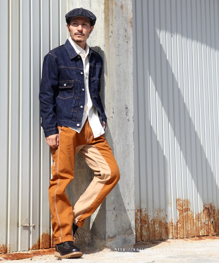 Fujikinbai Monkey Combo Painter Pants / 富士金梅モンキーコンボ