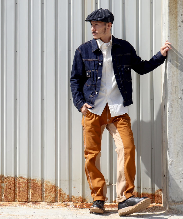 Fujikinbai Monkey Combo Painter Pants / 富士金梅モンキーコンボ