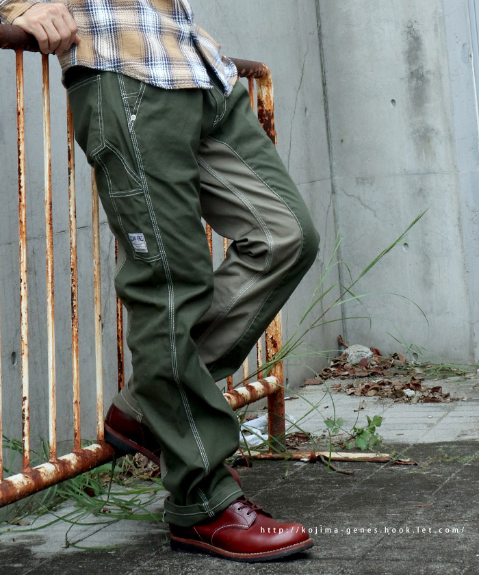 Fujikinbai Monkey Combo Painter Pants / 富士金梅モンキーコンボペインターパンツ