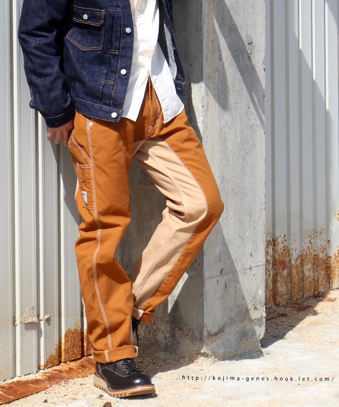 パンツ oKa Fujikinbai Monkey Combo Painter Pants / 富士金梅モンキー