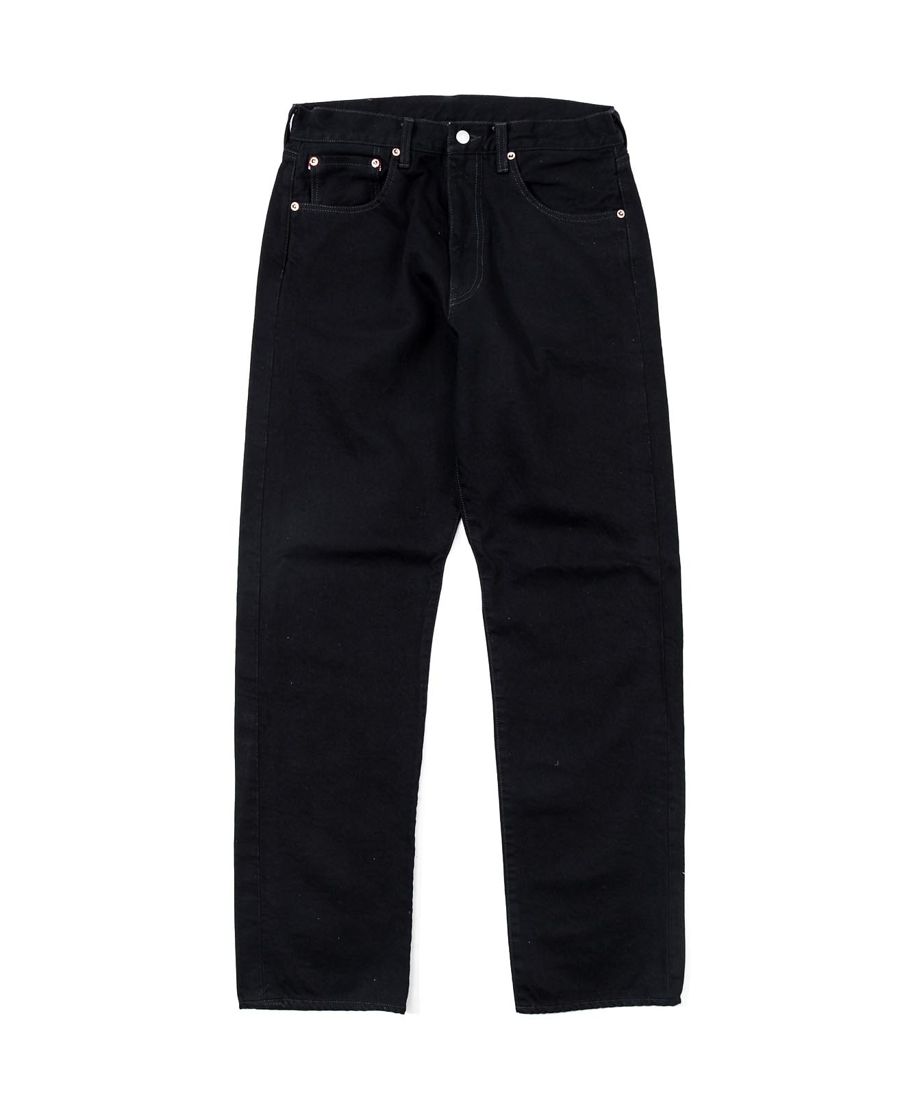 13oz Black Dot Selvedge Wide Pants / 13ozブラックドットセルビッチ