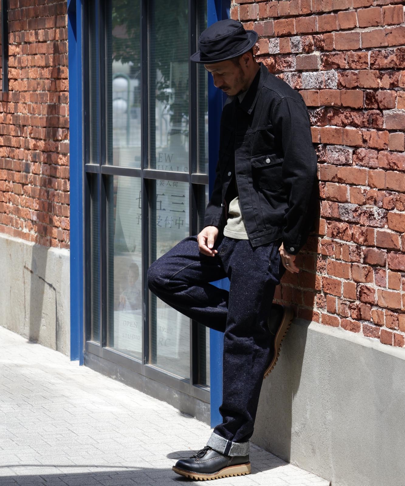 13oz Black Dot Selvedge Denim Jacket 2nd Type / 13ozブラックドットセルビッチ デニムジャケット 2ndタイプ