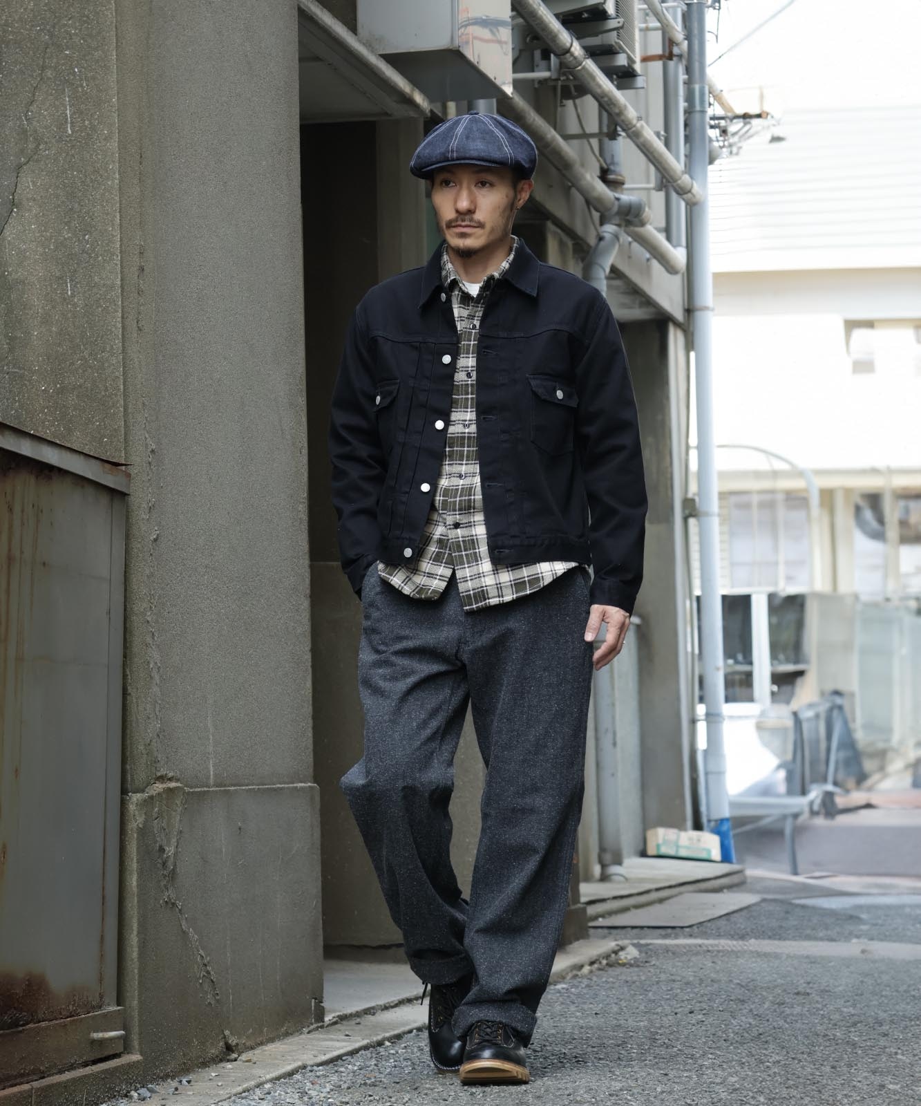 13oz Black Dot Selvedge Denim Jacket 2nd Type / 13ozブラックドット