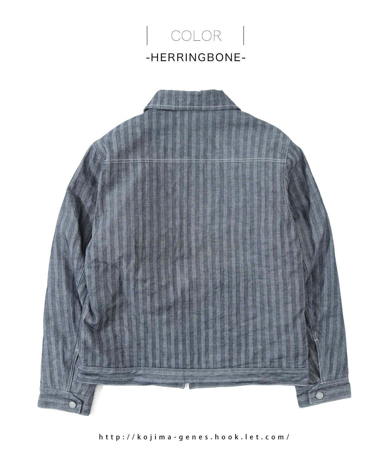 Herringbone Denim Sports Jacket / ヘリンボーンデニムスポーツジャケット