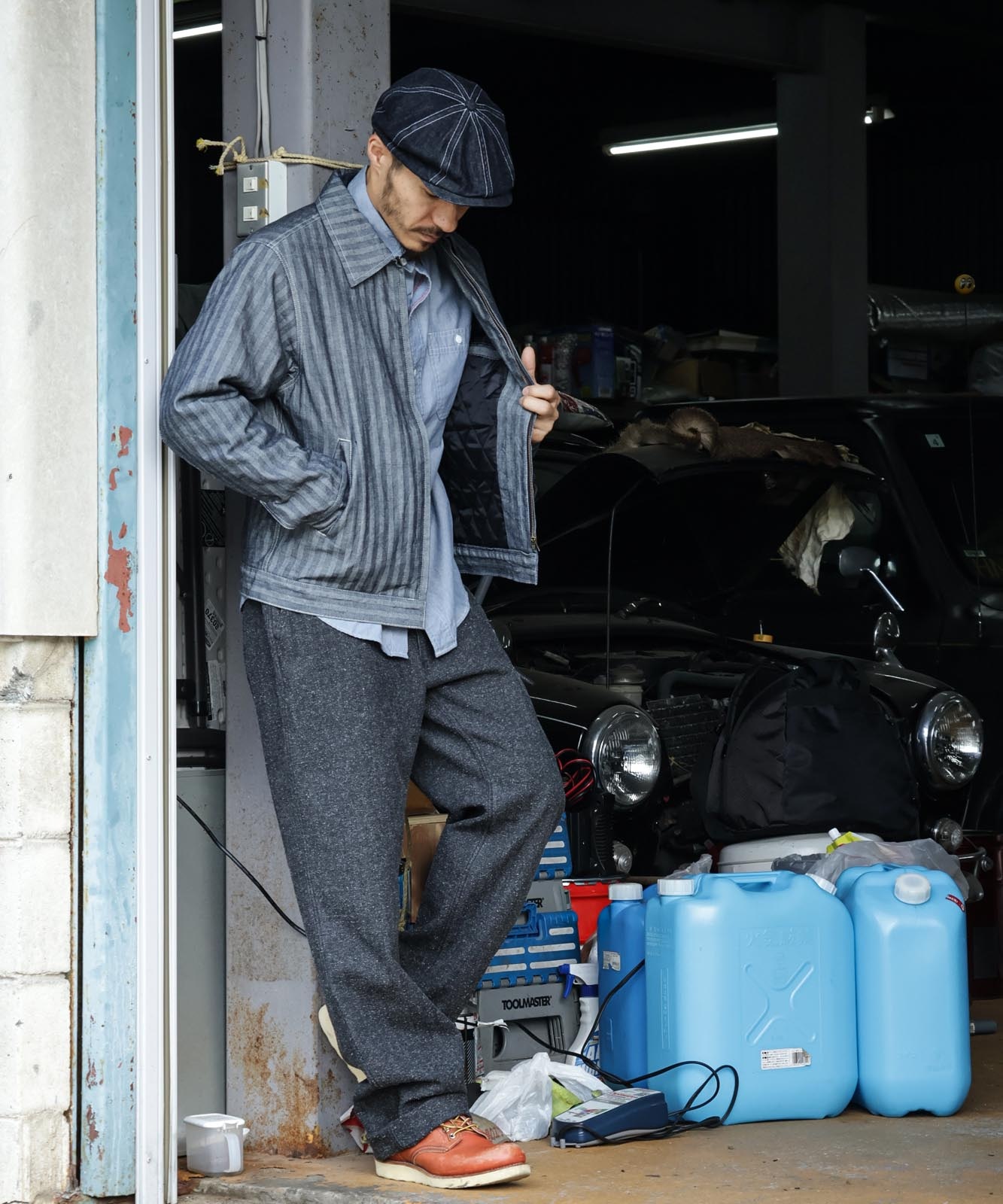 Herringbone Denim Sports Jacket / ヘリンボーンデニムスポーツジャケット