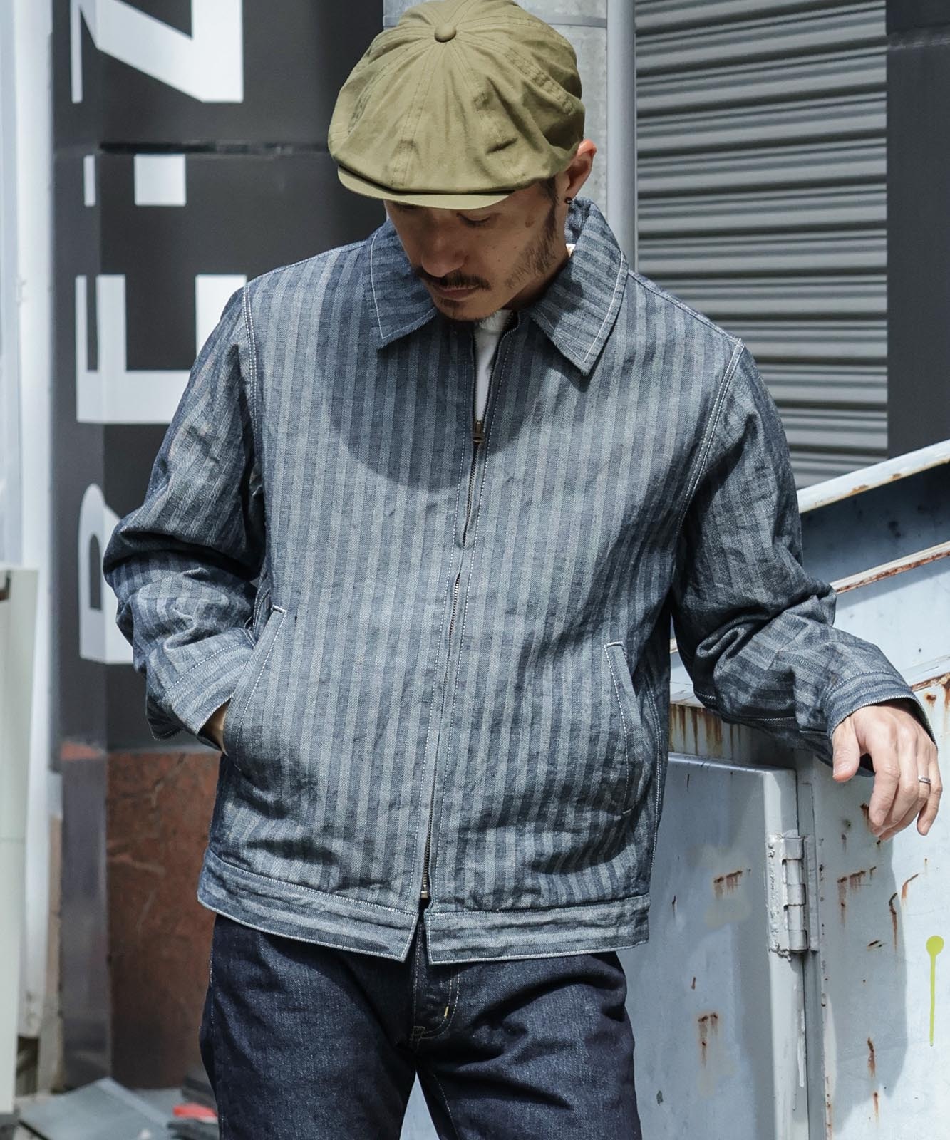 Herringbone Denim Sports Jacket / ヘリンボーンデニムスポーツ