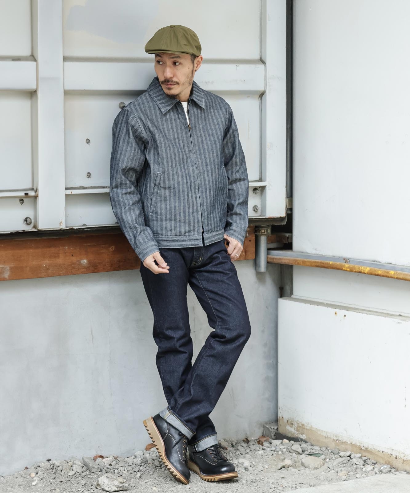 Herringbone Denim Sports Jacket / ヘリンボーンデニムスポーツ