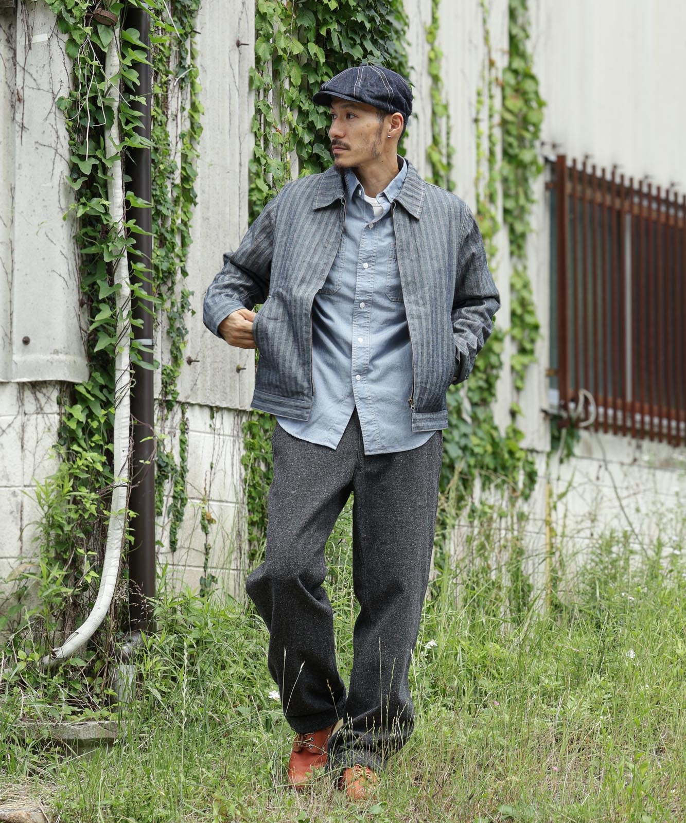 Herringbone Denim Sports Jacket / ヘリンボーンデニムスポーツジャケット