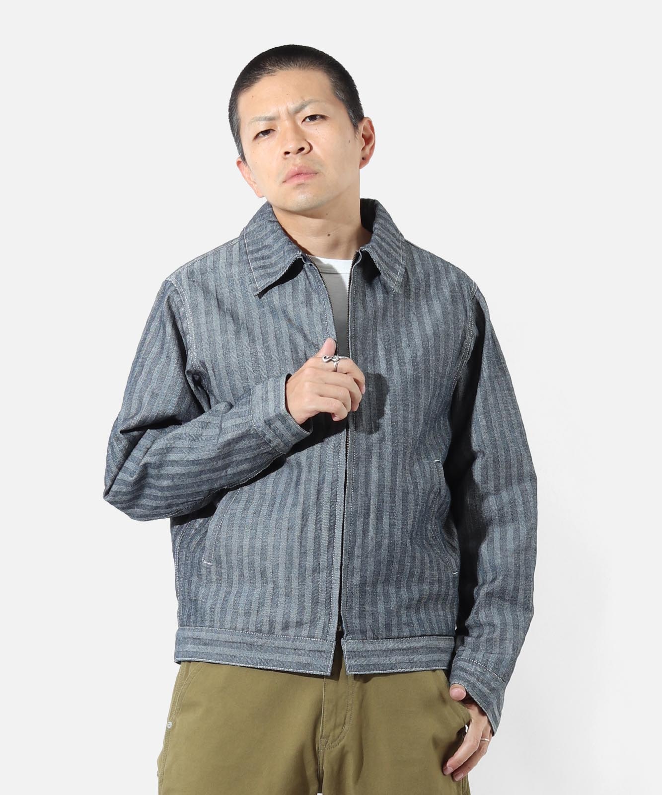 Herringbone Denim Sports Jacket / ヘリンボーンデニムスポーツジャケット