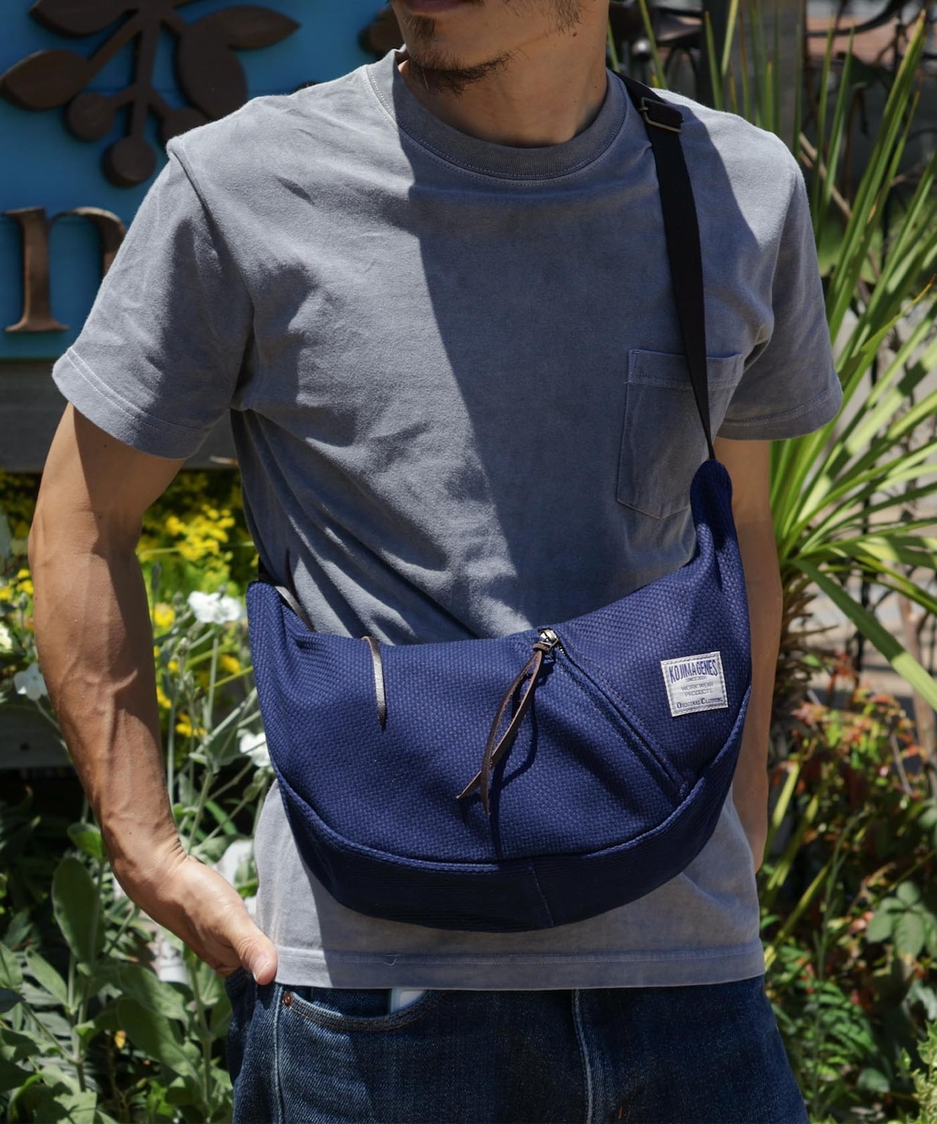 Sashiko Shoulder Bag / 刺し子ショルダーバッグ | Goods,Bag | | 児島