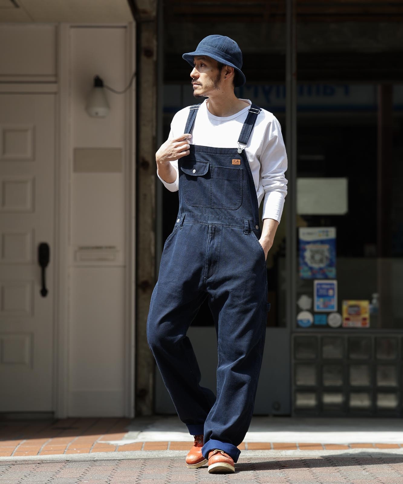Sashiko Overall / 刺し子オーバーオール | 2025 Autumn item | | 児島