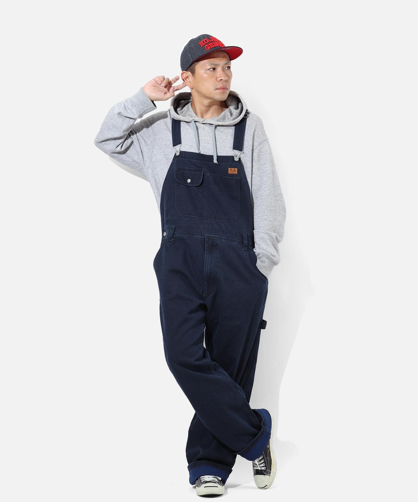 Sashiko Overall / 刺し子オーバーオール | 2025 Autumn item | | 児島