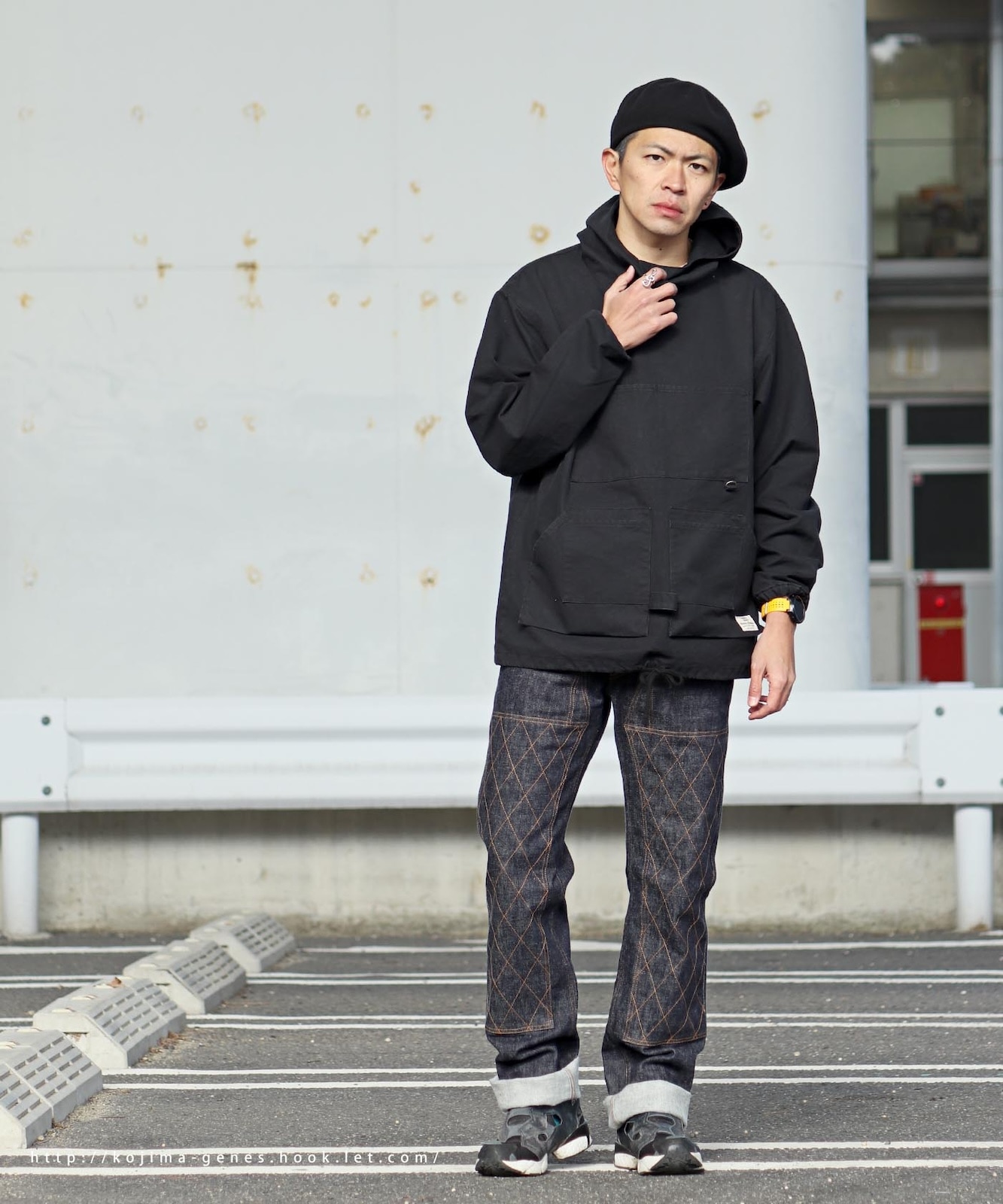 W-knee Straight Stretch Pants / ֥ˡȥ졼ȥȥåѥ